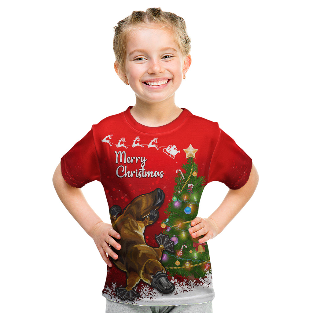 personalised-australia-christmas-kid-t-shirt-aussie-platypus-xmas-vibes