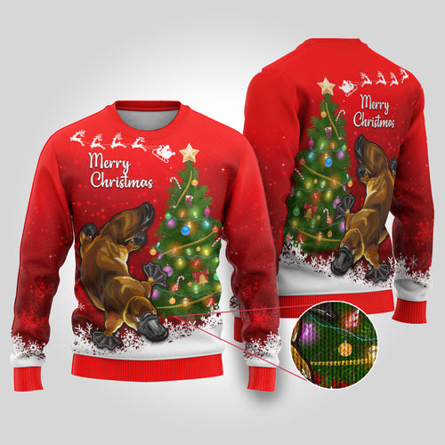 personalised-australia-christmas-ugly-christmas-sweater-aussie-platypus-xmas-vibes