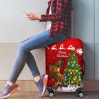 personalised-australia-christmas-luggage-cover-aussie-platypus-xmas-vibes