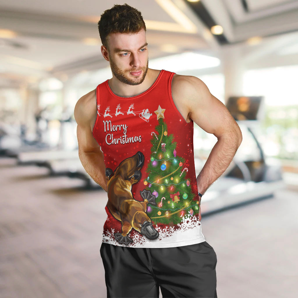 personalised-australia-christmas-men-tank-top-aussie-platypus-xmas-vibes