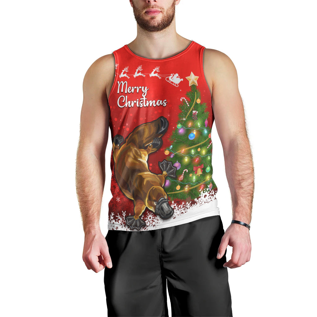 personalised-australia-christmas-men-tank-top-aussie-platypus-xmas-vibes