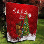 personalised-australia-christmas-quilt-aussie-platypus-xmas-vibes