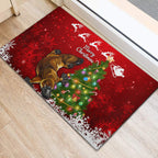 personalised-australia-christmas-rubber-doormat-aussie-platypus-xmas-vibes