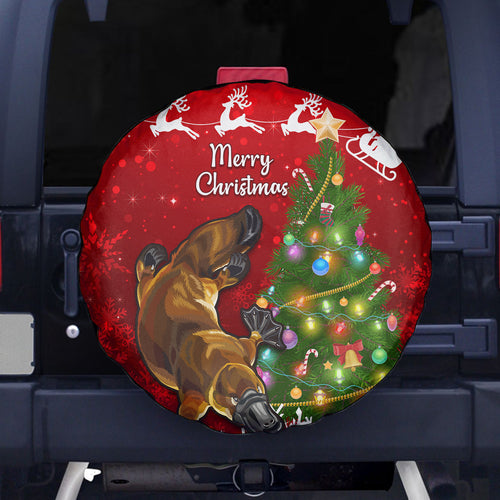 personalised-australia-christmas-spare-tire-cover-aussie-platypus-xmas-vibes