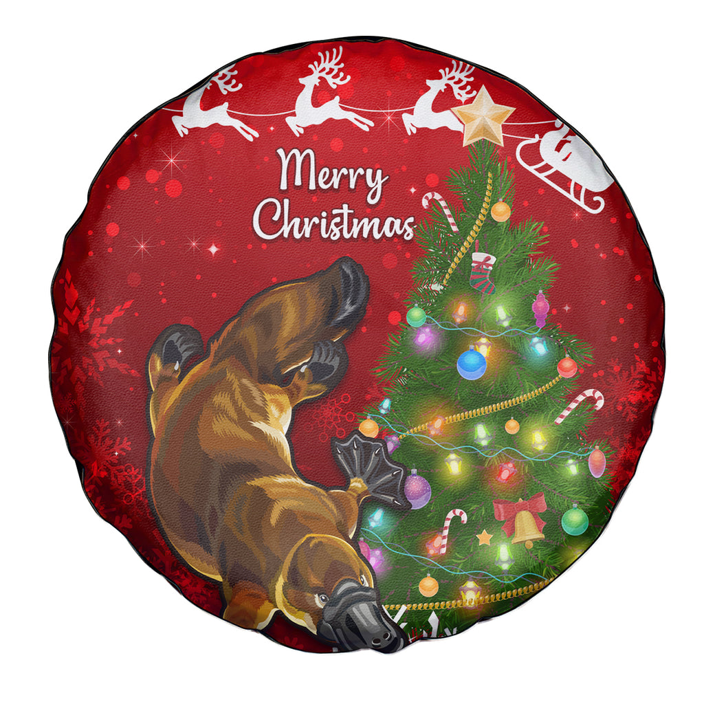 personalised-australia-christmas-spare-tire-cover-aussie-platypus-xmas-vibes