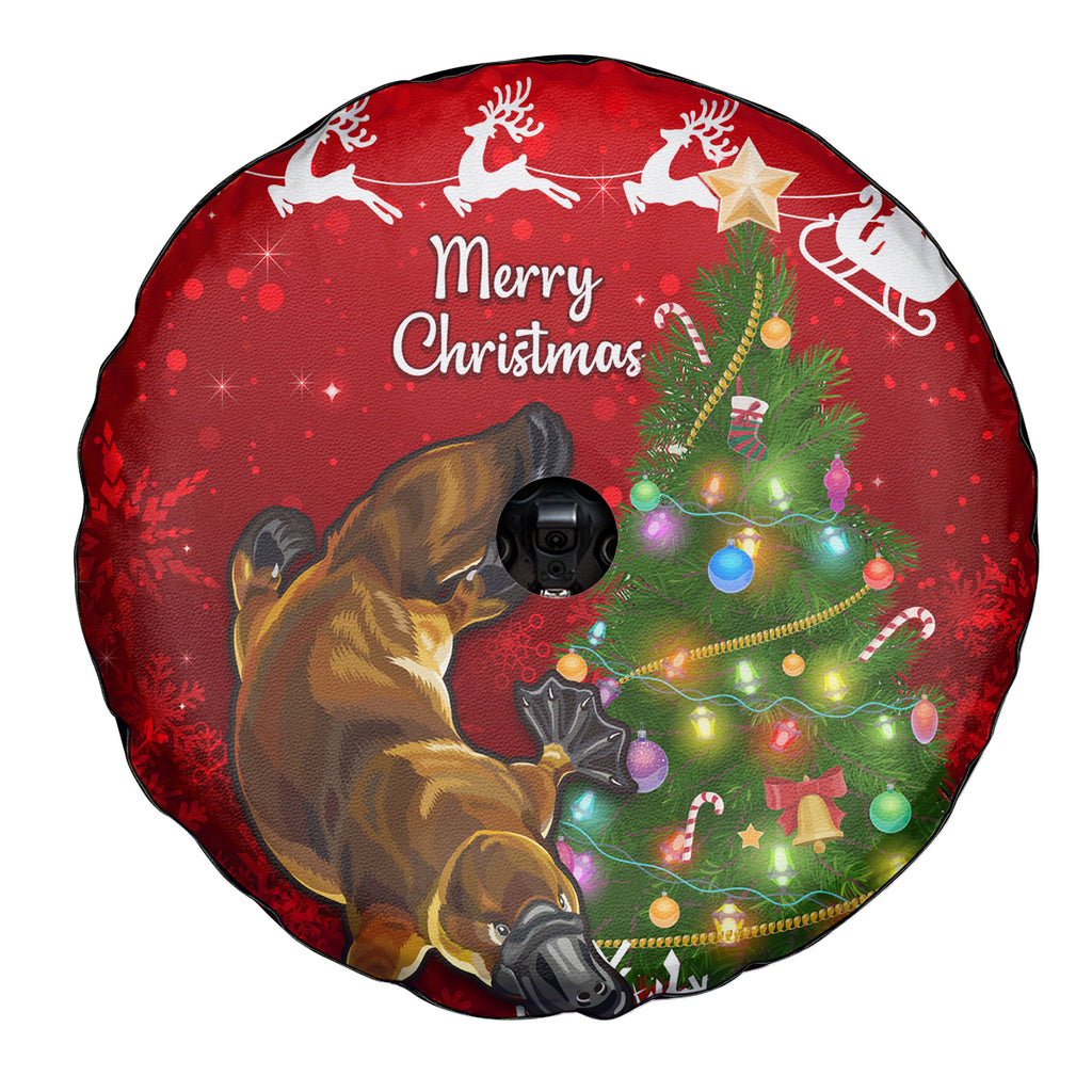personalised-australia-christmas-spare-tire-cover-aussie-platypus-xmas-vibes