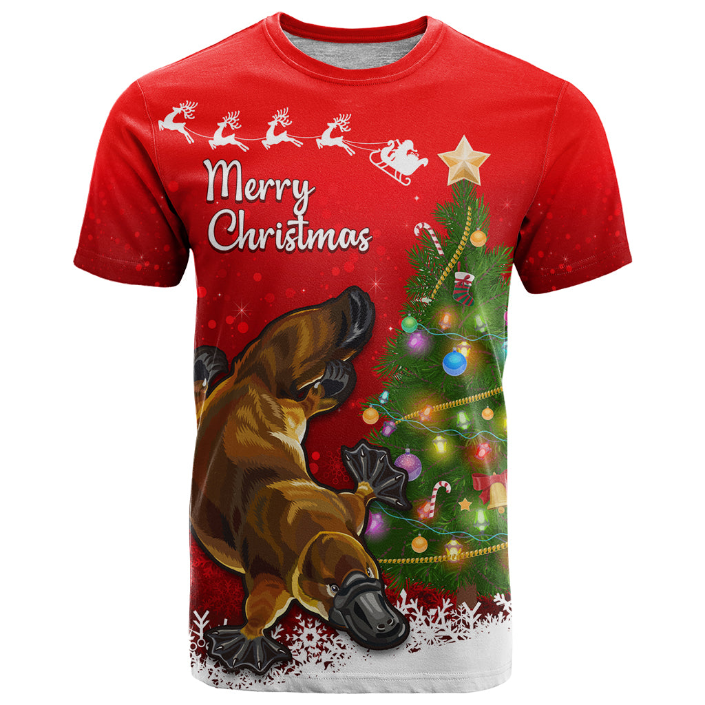 personalised-australia-christmas-t-shirt-aussie-platypus-xmas-vibes