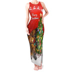 personalised-australia-christmas-tank-maxi-dress-aussie-platypus-xmas-vibes