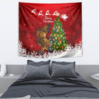 personalised-australia-christmas-tapestry-aussie-platypus-xmas-vibes