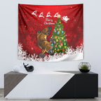 personalised-australia-christmas-tapestry-aussie-platypus-xmas-vibes