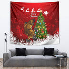 personalised-australia-christmas-tapestry-aussie-platypus-xmas-vibes