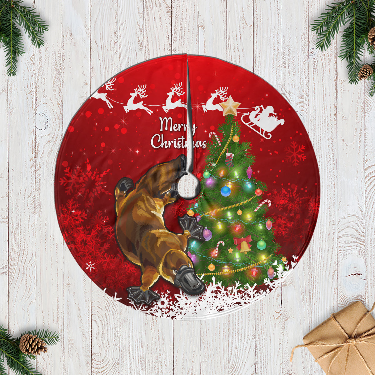 australia-christmas-tree-skirt-aussie-platypus-xmas-vibes