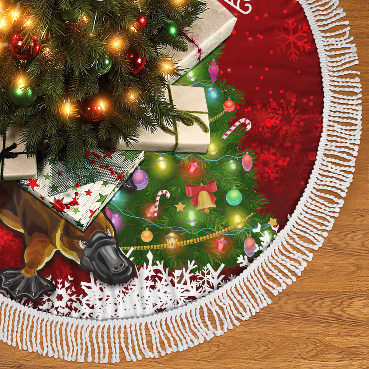 australia-christmas-tree-skirt-aussie-platypus-xmas-vibes