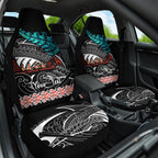 personalised-new-zealand-waka-car-seat-cover-aotearoa-maori-silver-fern-pattern