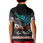 personalised-new-zealand-waka-kid-polo-shirt-aotearoa-maori-silver-fern-pattern