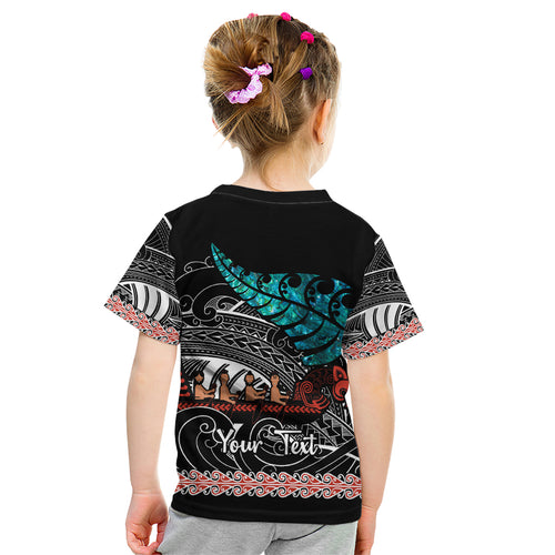 personalised-new-zealand-waka-kid-t-shirt-aotearoa-maori-silver-fern-pattern