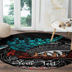 personalised-new-zealand-waka-round-carpet-aotearoa-maori-silver-fern-pattern