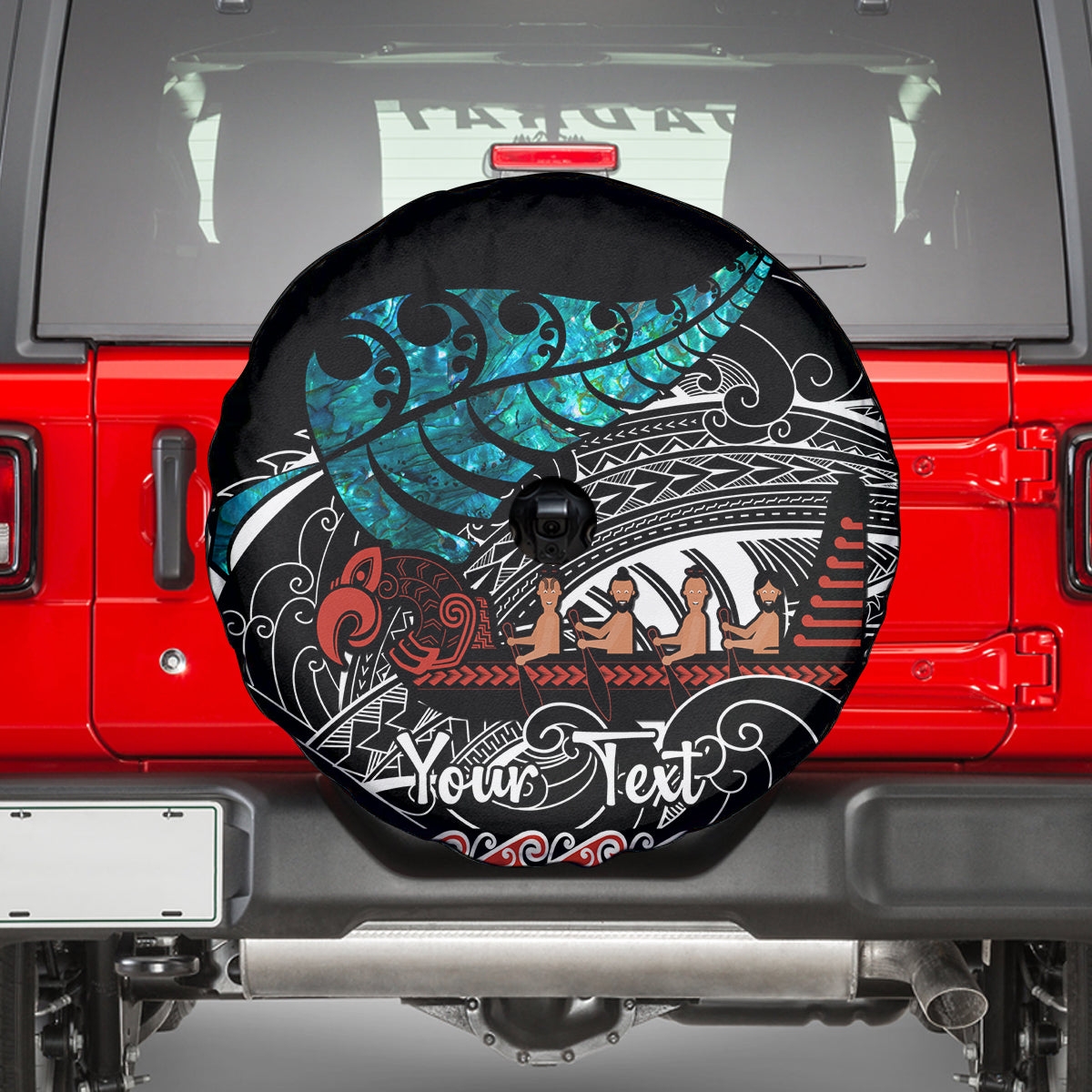 personalised-new-zealand-waka-spare-tire-cover-aotearoa-maori-silver-fern-pattern