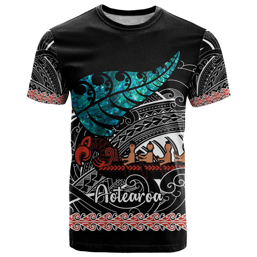 personalised-new-zealand-waka-t-shirt-aotearoa-maori-silver-fern-pattern