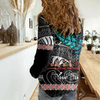personalised-new-zealand-waka-women-casual-shirt-aotearoa-maori-silver-fern-pattern