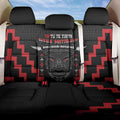 Toitu Te Tiriti Mana Maori Motuhake Back Car Seat Cover Aotearoa Haka Face Mix Poutama Art