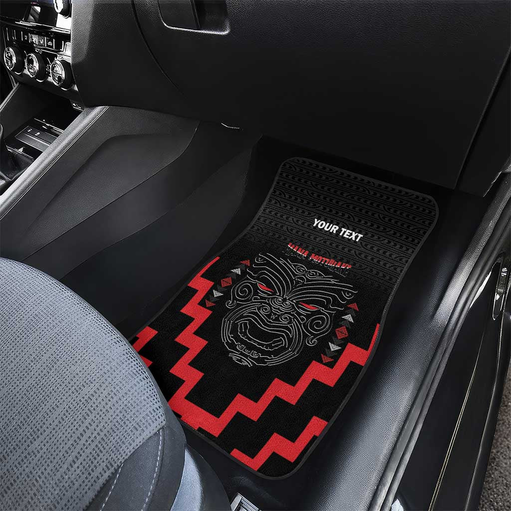 Toitu Te Tiriti Mana Maori Motuhake Car Mats Aotearoa Haka Face Mix Poutama Art