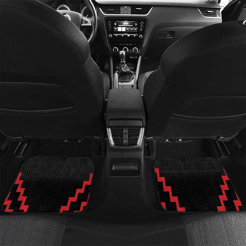 Toitu Te Tiriti Mana Maori Motuhake Car Mats Aotearoa Haka Face Mix Poutama Art