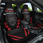 Toitu Te Tiriti Mana Maori Motuhake Car Seat Cover Aotearoa Haka Face Mix Poutama Art