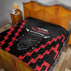 Toitu Te Tiriti Mana Maori Motuhake Quilt Aotearoa Haka Face Mix Poutama Art