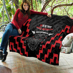 Toitu Te Tiriti Mana Maori Motuhake Quilt Aotearoa Haka Face Mix Poutama Art