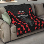 Toitu Te Tiriti Mana Maori Motuhake Quilt Aotearoa Haka Face Mix Poutama Art