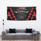 Toitu Te Tiriti Mana Maori Motuhake Tapestry Aotearoa Haka Face Mix Poutama Art