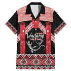 Toitu Te Tiriti O Waitangi Family Matching Mermaid Dress and Hawaiian Shirt Maori Wharenui With Taniko Motifs