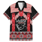 Toitu Te Tiriti O Waitangi Hawaiian Shirt Maori Wharenui With Taniko Motifs