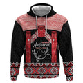 Toitu Te Tiriti O Waitangi Hoodie Maori Wharenui With Taniko Motifs