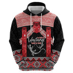 Toitu Te Tiriti O Waitangi Hoodie Maori Wharenui With Taniko Motifs