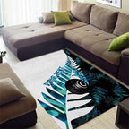 New Zealand Lawn Bowls Custom Area Rug Aotearoa Silver Fern Paua Shell - Aussie Hoodie