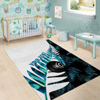 New Zealand Lawn Bowls Custom Area Rug Aotearoa Silver Fern Paua Shell - Aussie Hoodie