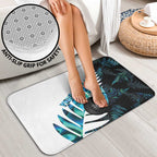 New Zealand Lawn Bowls Custom Bathroom Set Aotearoa Silver Fern Paua Shell - Aussie Hoodie