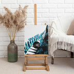 New Zealand Lawn Bowls Custom Canvas Wall Art Aotearoa Silver Fern Paua Shell - Aussie Hoodie