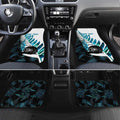 New Zealand Lawn Bowls Custom Car Mats Aotearoa Silver Fern Paua Shell - Aussie Hoodie
