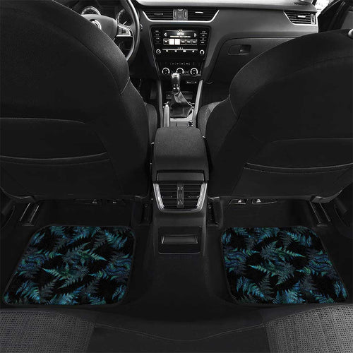 New Zealand Lawn Bowls Custom Car Mats Aotearoa Silver Fern Paua Shell - Aussie Hoodie