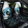 New Zealand Lawn Bowls Custom Car Seat Cover Aotearoa Silver Fern Paua Shell - Aussie Hoodie
