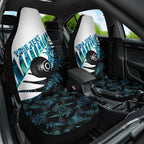 New Zealand Lawn Bowls Custom Car Seat Cover Aotearoa Silver Fern Paua Shell - Aussie Hoodie