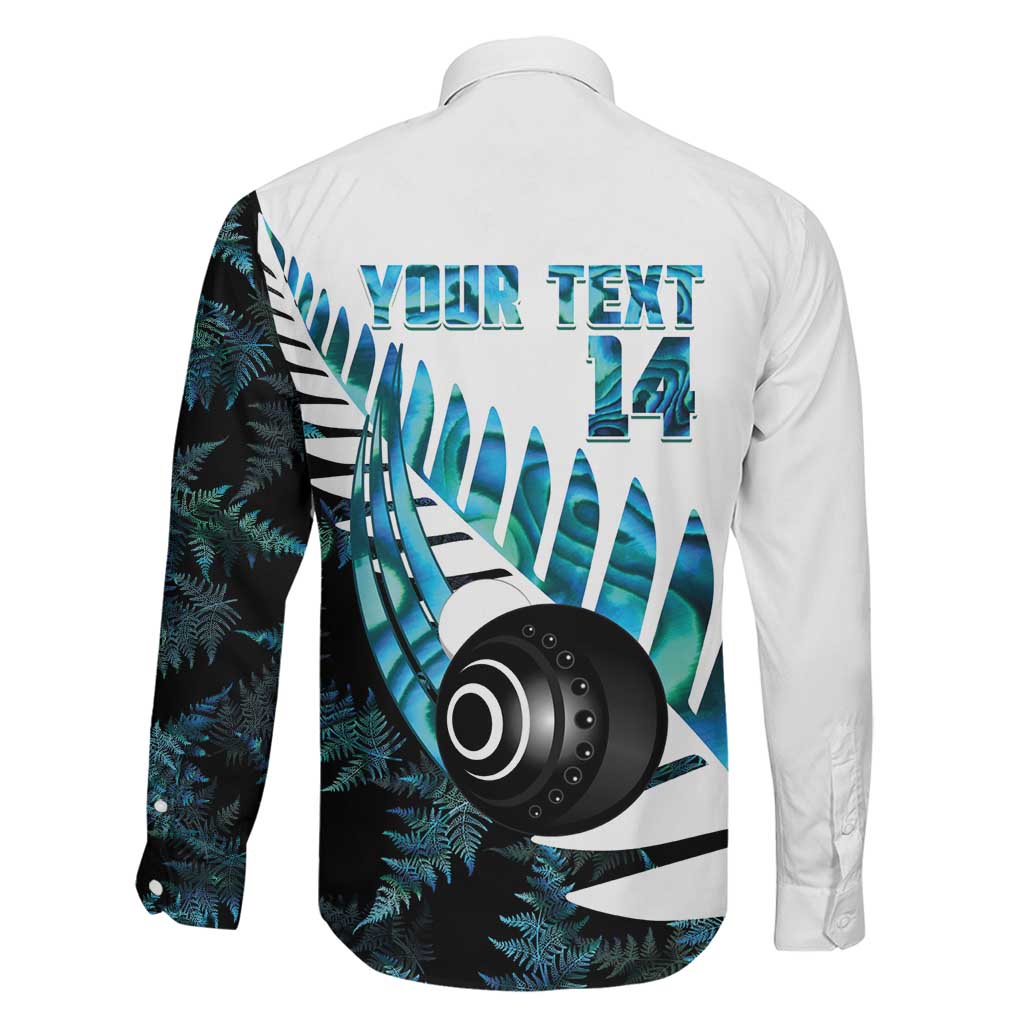 New Zealand Lawn Bowls Custom Family Matching Summer Maxi Dress and Hawaiian Shirt Aotearoa Silver Fern Paua Shell - Aussie Hoodie