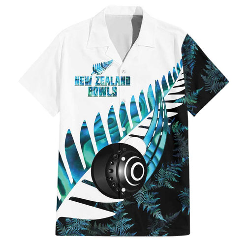 New Zealand Lawn Bowls Custom Family Matching Tank Maxi Dress and Hawaiian Shirt Aotearoa Silver Fern Paua Shell - Aussie Hoodie