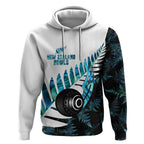 New Zealand Lawn Bowls Custom Hoodie Aotearoa Silver Fern Paua Shell - Aussie Hoodie