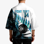 New Zealand Lawn Bowls Custom Kimono Aotearoa Silver Fern Paua Shell - Aussie Hoodie