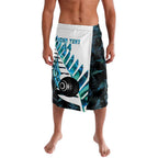 New Zealand Lawn Bowls Custom Lavalava Aotearoa Silver Fern Paua Shell - Aussie Hoodie