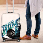 New Zealand Lawn Bowls Custom Luggage Cover Aotearoa Silver Fern Paua Shell - Aussie Hoodie